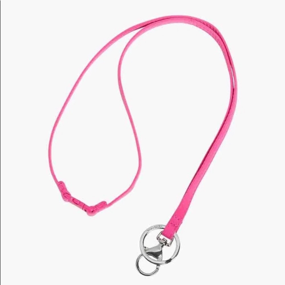 Vera Bradley Iconic Lanyard in Rose Petal